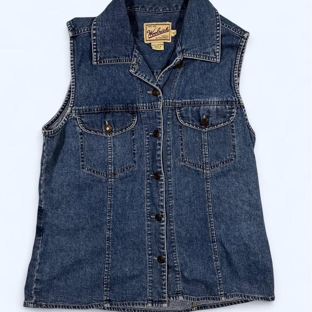 Vintage Denim Vest by Woolrich